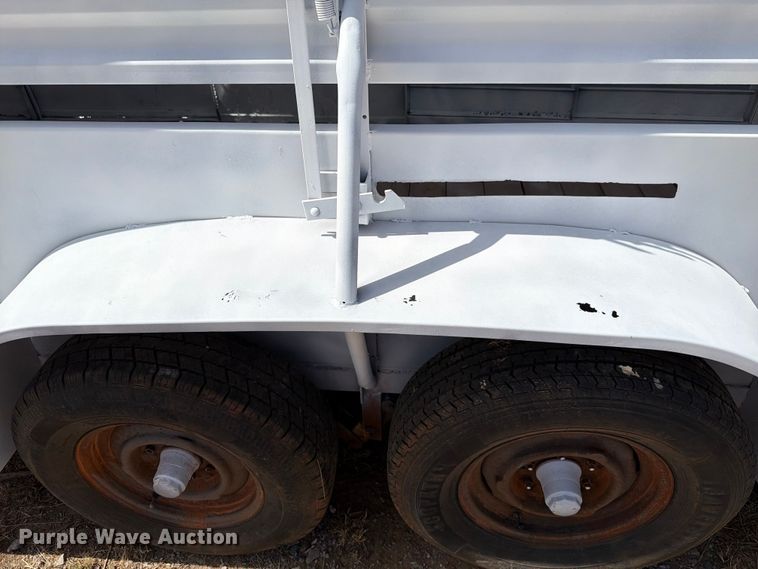 image for item EW8900 Shop built livestock trailer