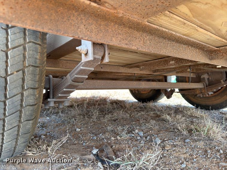 image for item EW8900 Shop built livestock trailer