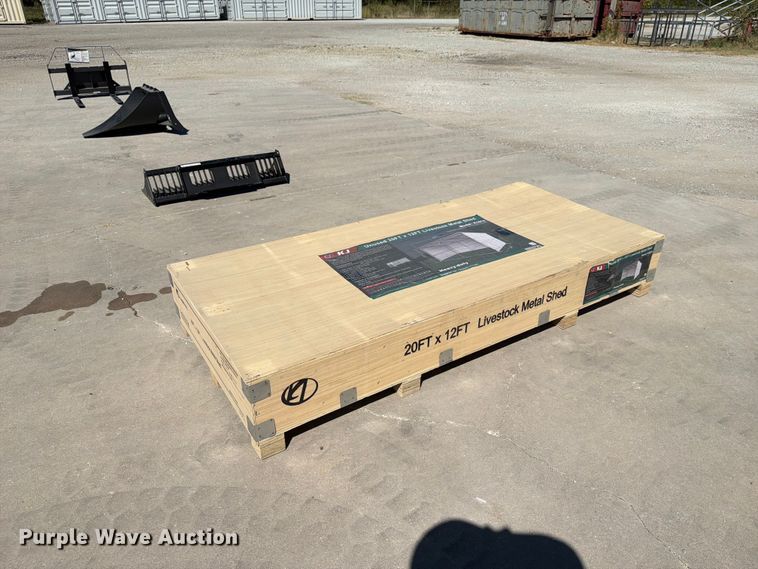 image for item EX4178 KJ K1912 livestock metal shed