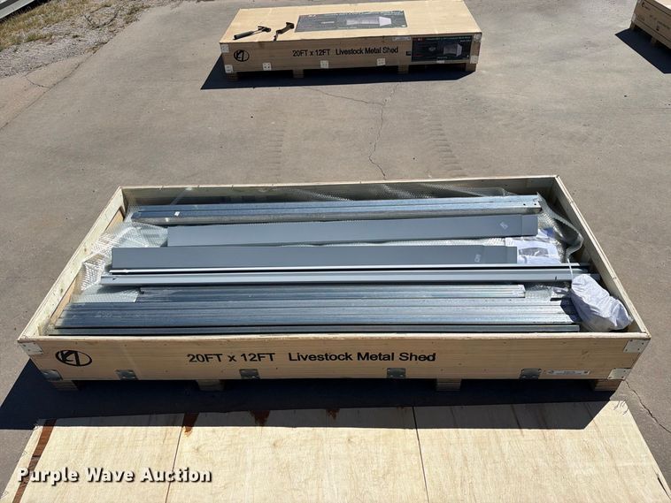image for item EX4178 KJ K1912 livestock metal shed