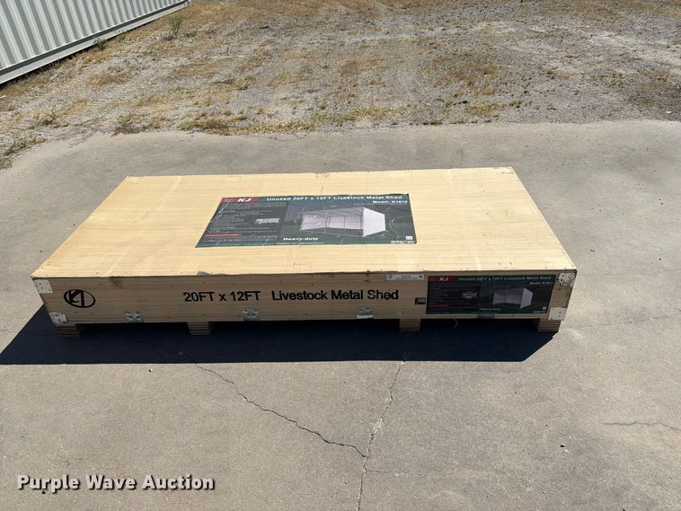 image for item EX4179 KJ K1912 livestock metal shed