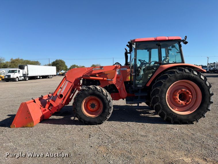 image for item FB5119 2012 Kubota M126X MFWD tractor