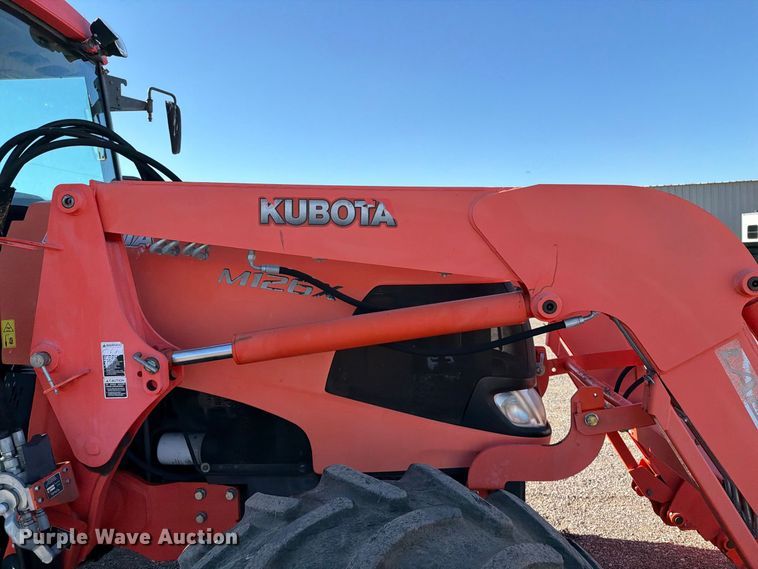 image for item FB5119 2012 Kubota M126X MFWD tractor