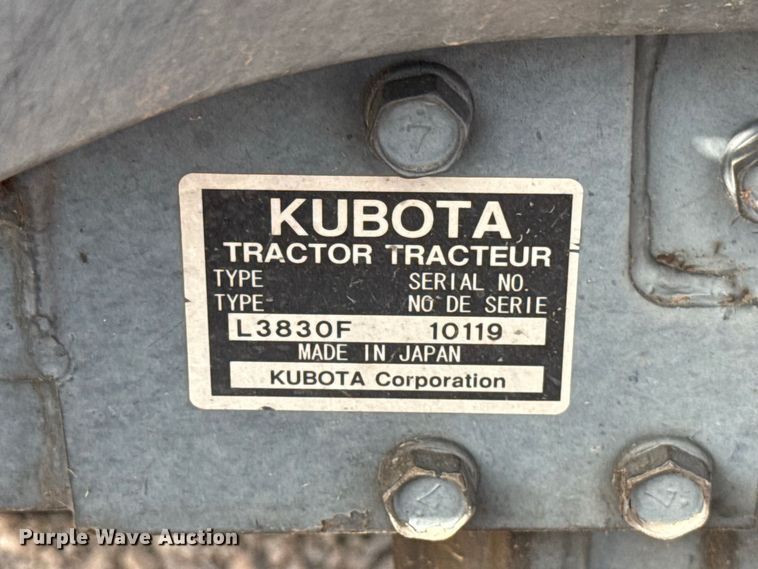 image for item FC4359 2003 Kubota L3830F tractor