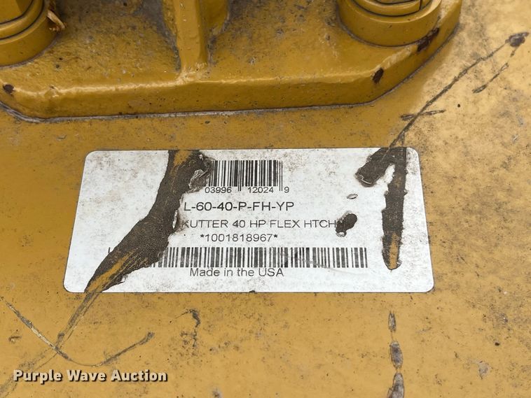 image for item FG0663 King Kutter Incorporated Kutter 40 HP Flex Htch rotary mower