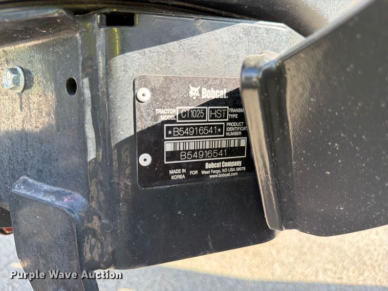 image for item FJ2002 2025 Bobcat CT1025 MFWD tractor