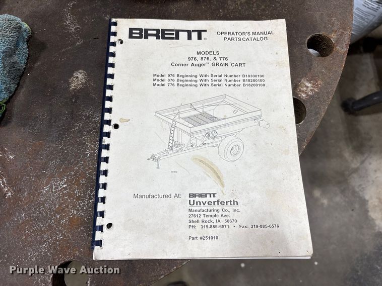 image for item FK2081 Brent 976 grain cart