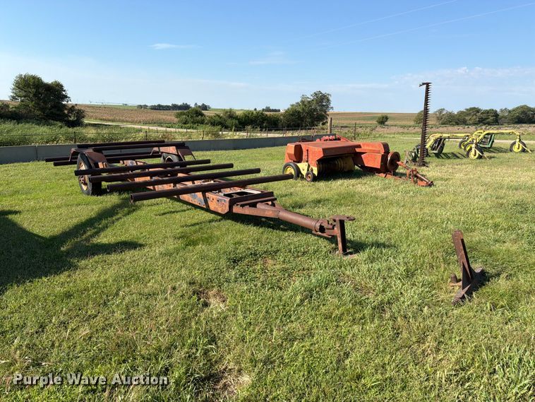 image for item FK3448 Shop Built hay bale trailer