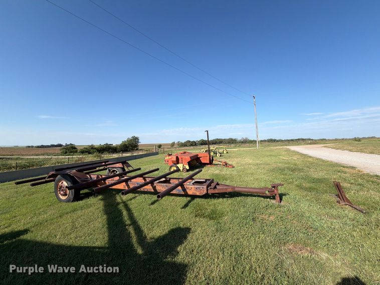 image for item FK3448 Shop Built hay bale trailer