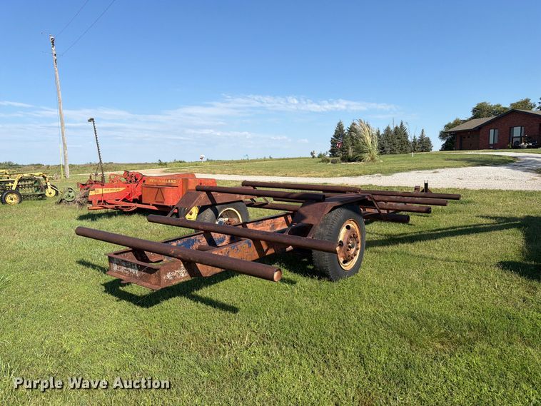 image for item FK3448 Shop Built hay bale trailer