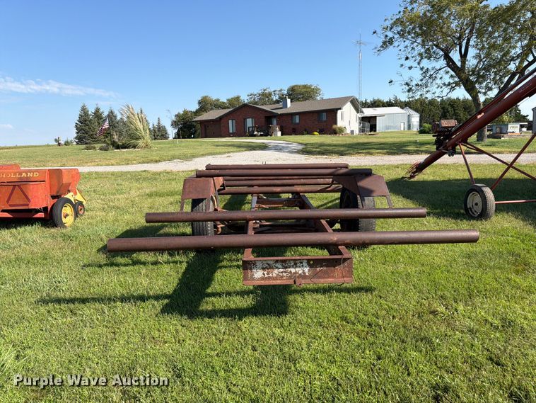 image for item FK3448 Shop Built hay bale trailer