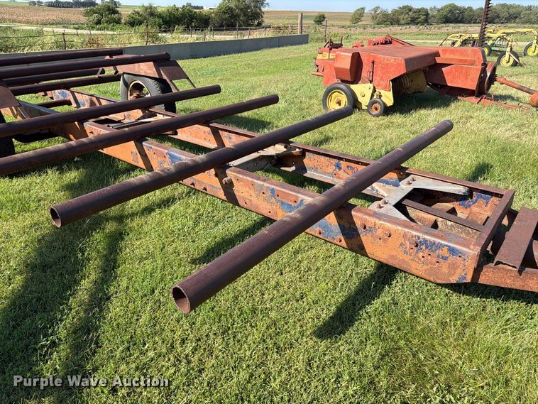 image for item FK3448 Shop Built hay bale trailer