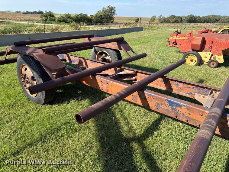 image for item FK3448 Shop Built hay bale trailer