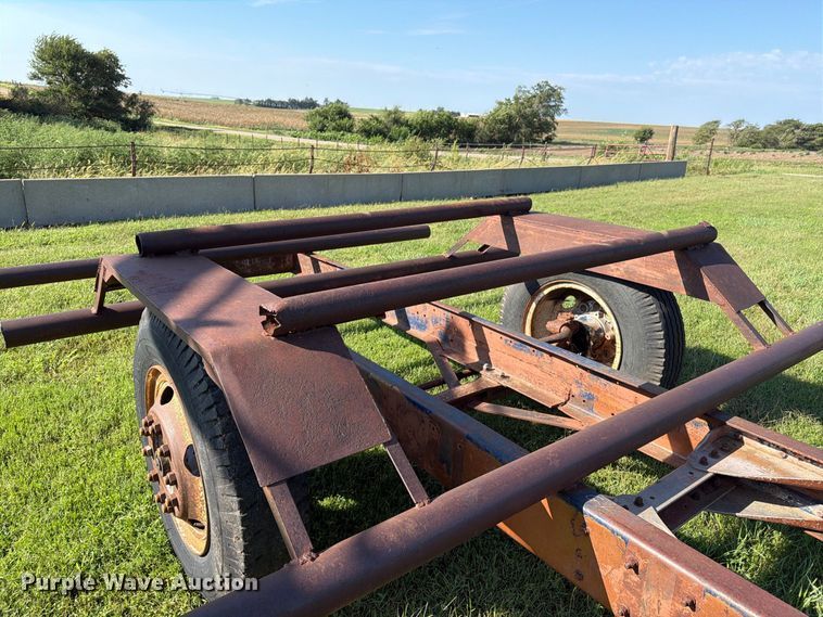 image for item FK3448 Shop Built hay bale trailer