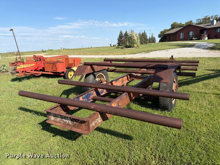 image for item FK3448 Shop Built hay bale trailer