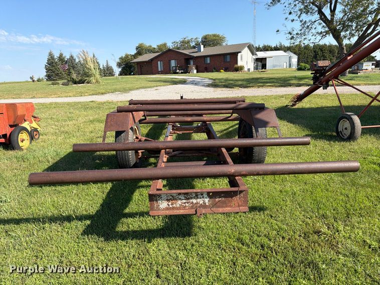 image for item FK3448 Shop Built hay bale trailer