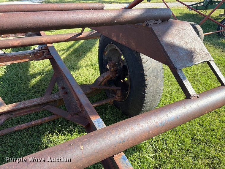 image for item FK3448 Shop Built hay bale trailer