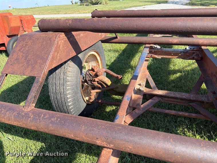 image for item FK3448 Shop Built hay bale trailer