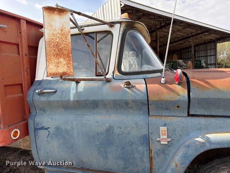 image for item FK3468 1963 Chevorlet 60 grain truck