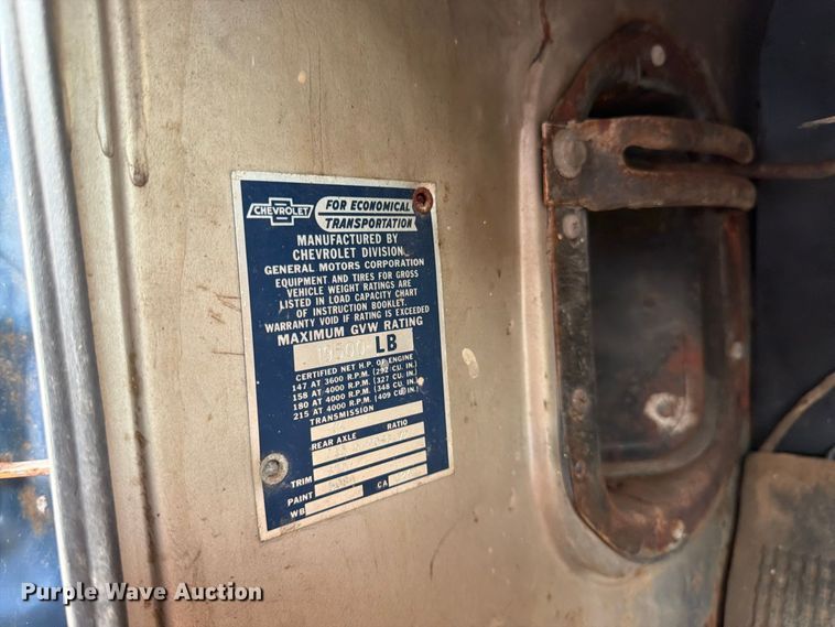 image for item FK3468 1963 Chevorlet 60 grain truck