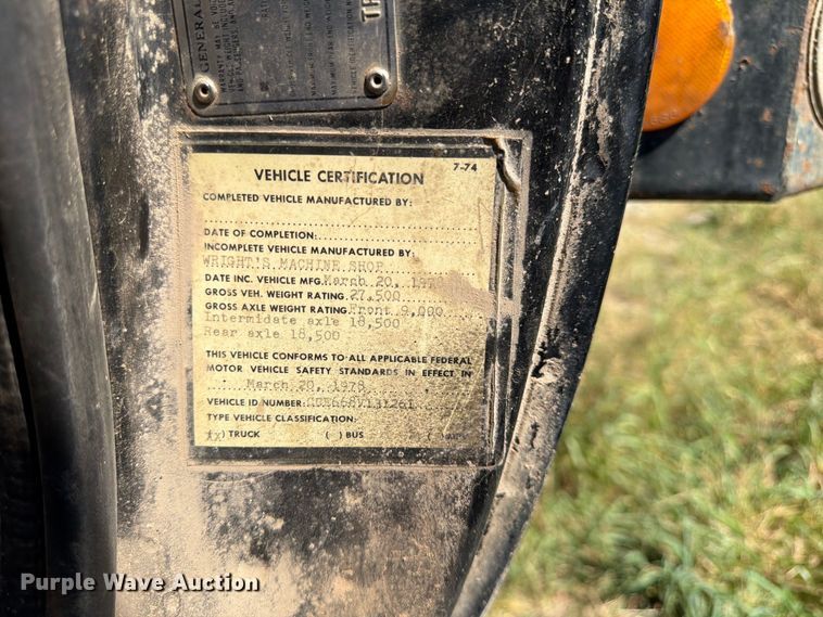 image for item FK3655 1978 Chevrolet Scottsdale C65 grain truck