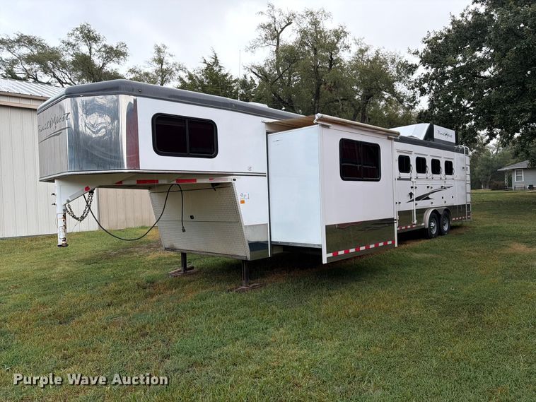 image for item FK3723 2014 Trails West Sierra 4H horse trailer