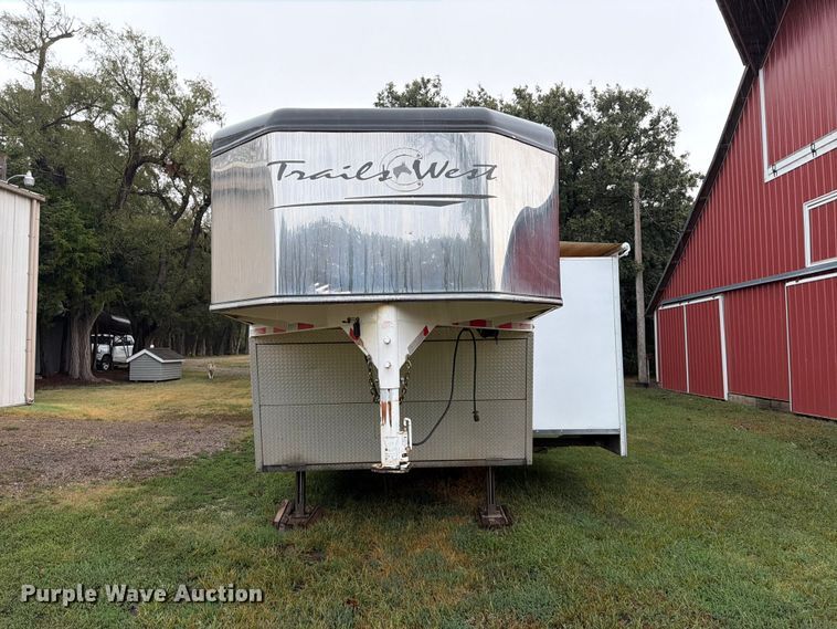 image for item FK3723 2014 Trails West Sierra 4H horse trailer