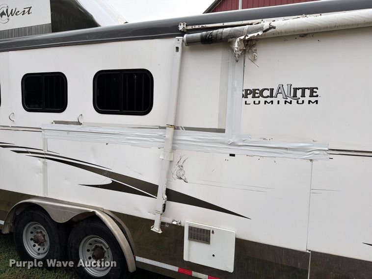 image for item FK3723 2014 Trails West Sierra 4H horse trailer