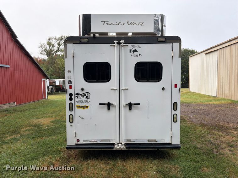 image for item FK3723 2014 Trails West Sierra 4H horse trailer