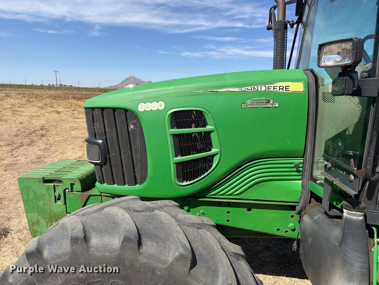 image for item FM7654 2011 John Deere 6330 MFWD tractor