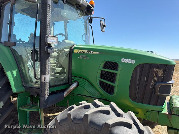 image for item FM7654 2011 John Deere 6330 MFWD tractor