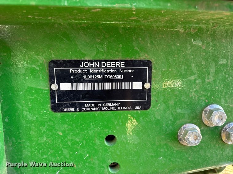 image for item YA5081 2026 John Deere 6M 125 MFWD tractor