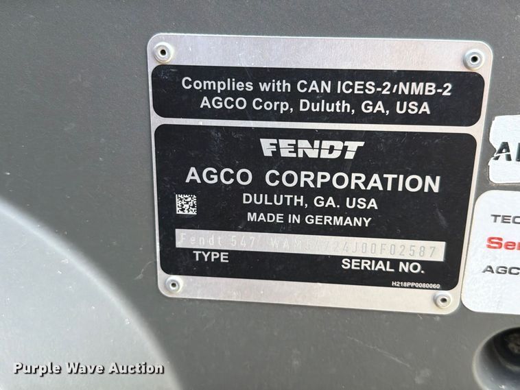 image for item YA5099 2024 Fendt 1050 Vario Profi+ MFWD tractor