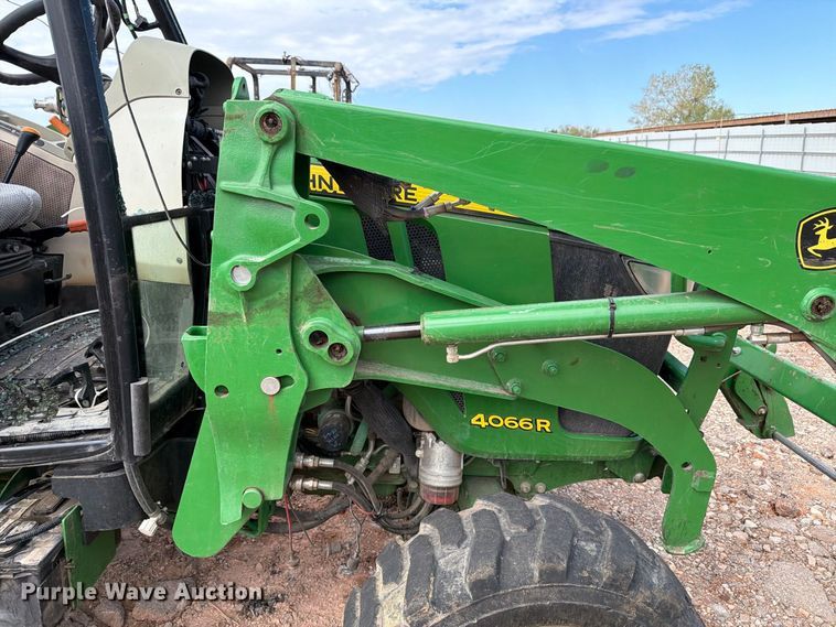 image for item YA5102 2016 John Deere 4066R MFWD tractor