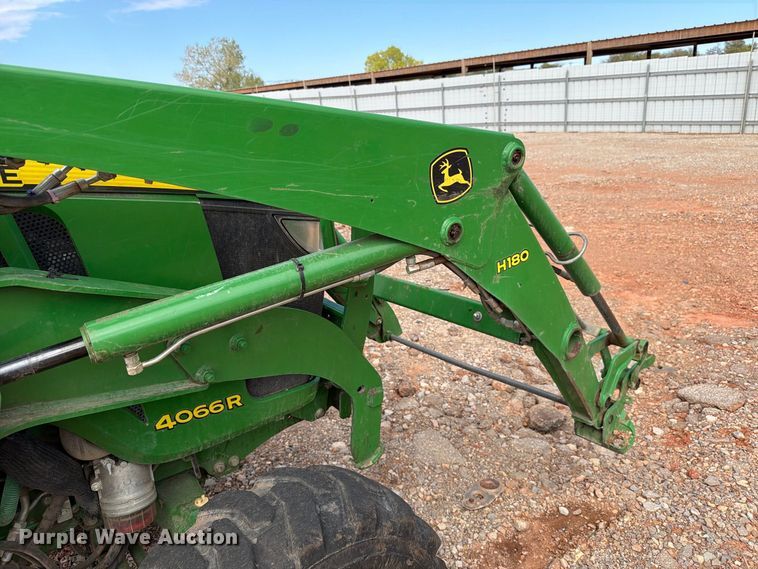 image for item YA5102 2016 John Deere 4066R MFWD tractor
