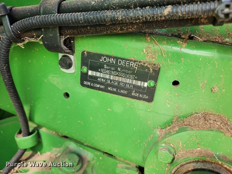image for item YA5312 2025 John Deere 461M Silage Special round baler