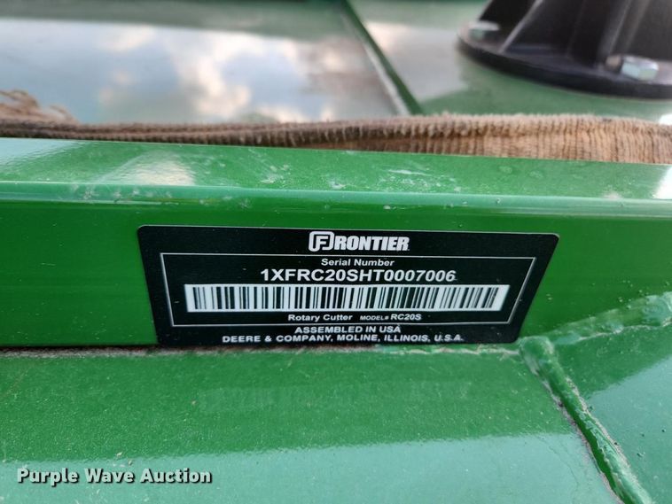 image for item YA5400 2026 John Deere RC2084 rotary mower