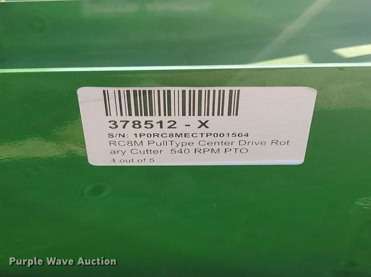 image for item YA5404 2026 John Deere RC8M rotary mower