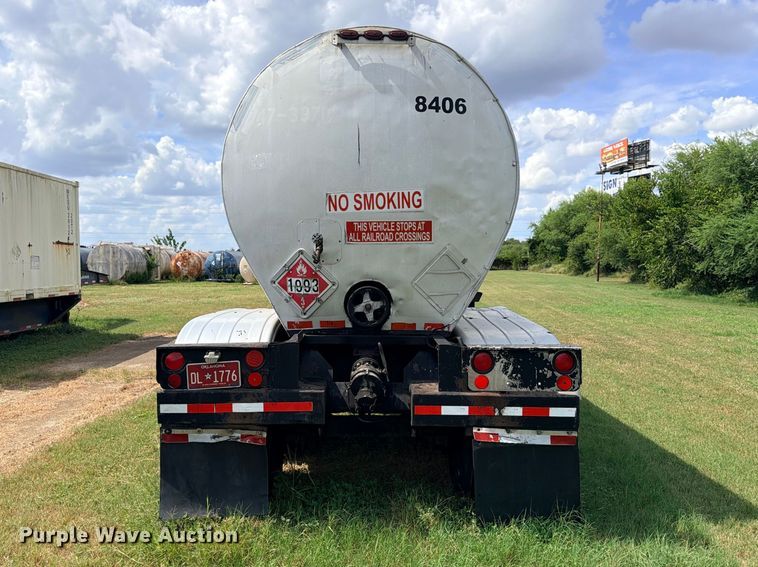 image for item DU1543 1988 Fruehauf TEH-F2-R fuel trailer