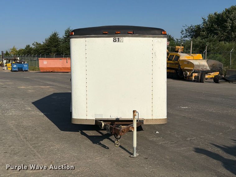 image for item DZ4688 1998 Doolittle enclosed cargo trailer