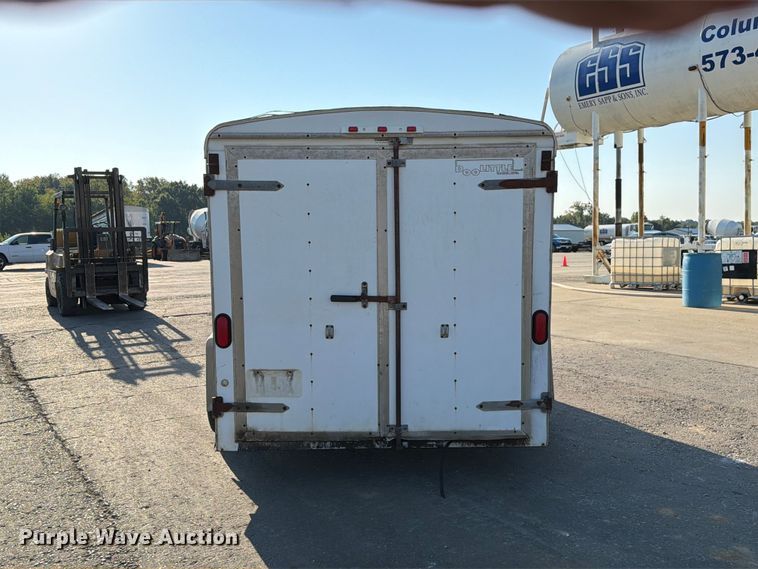 image for item DZ4688 1998 Doolittle enclosed cargo trailer