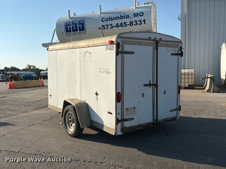 image for item DZ4688 1998 Doolittle enclosed cargo trailer