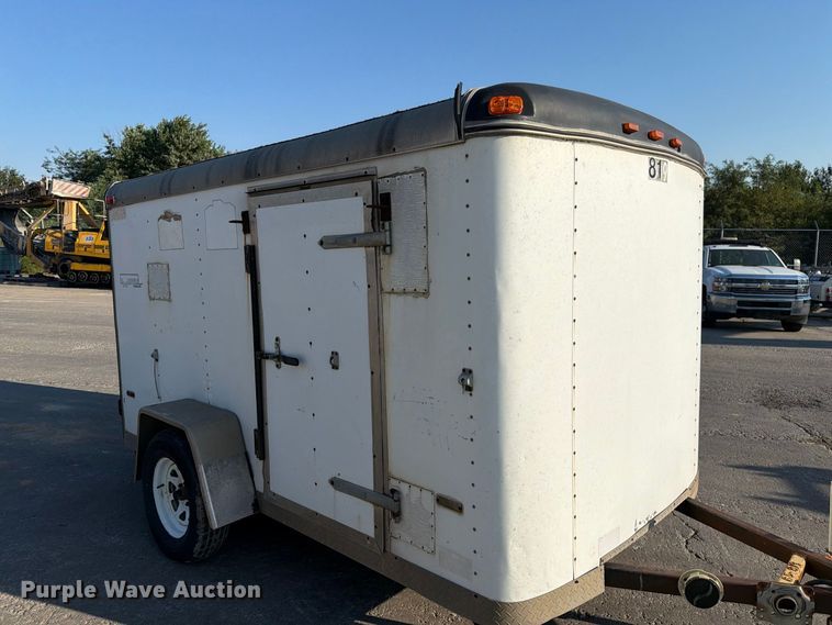 image for item DZ4688 1998 Doolittle enclosed cargo trailer
