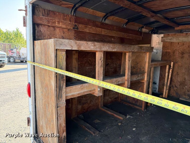 image for item DZ4688 1998 Doolittle enclosed cargo trailer
