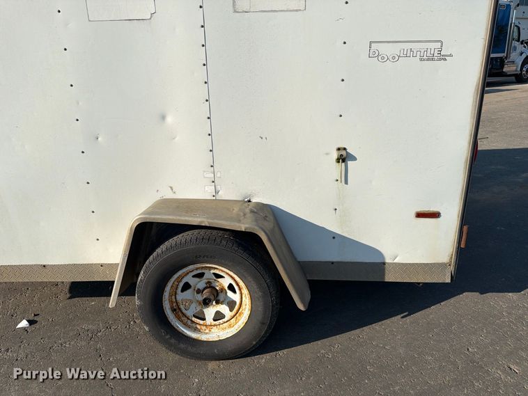 image for item DZ4688 1998 Doolittle enclosed cargo trailer