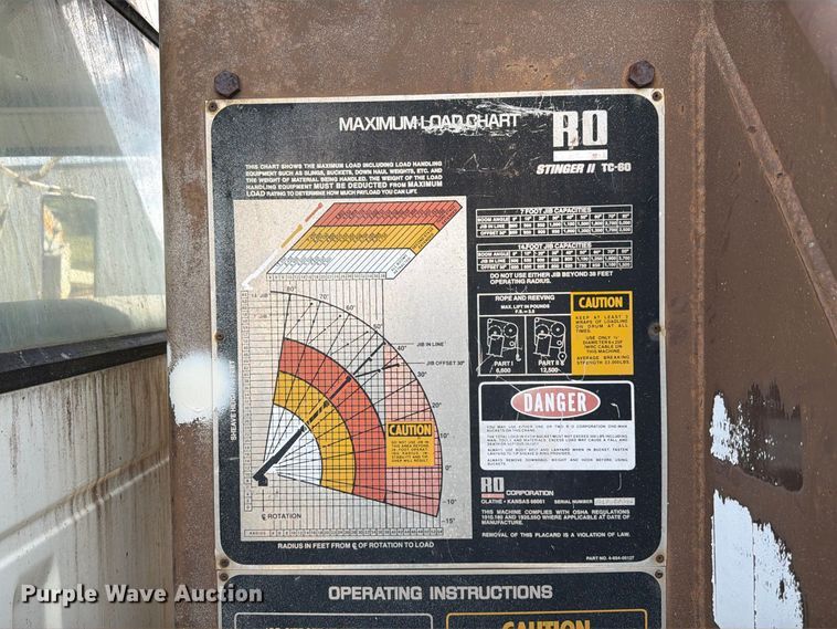 image for item DZ4825 1979 Ford F800 crane truck