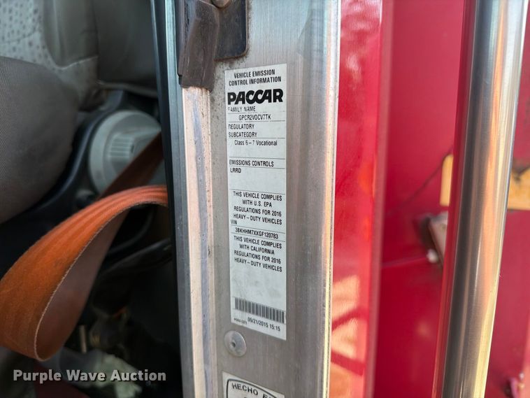 image for item EF1397 2016 Kenworth T3 Series fuel truck