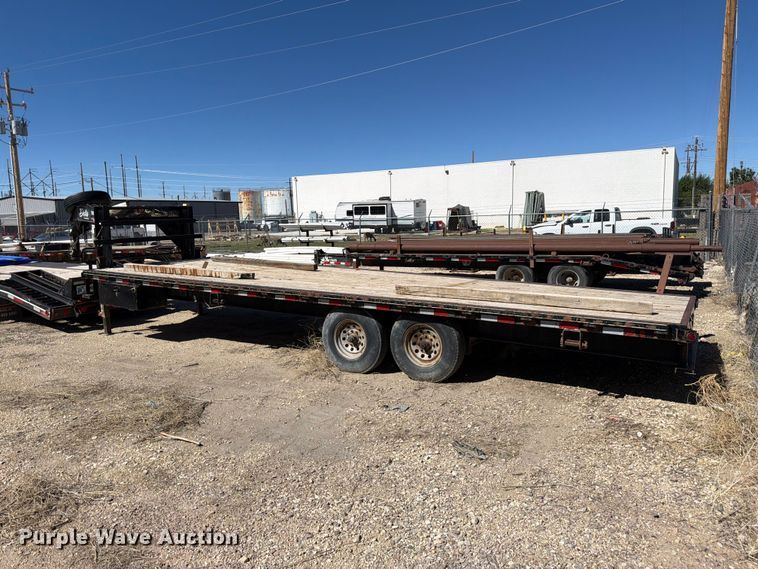 image for item EW2237 2009 Delta Manufacturing  FS equipment trailer