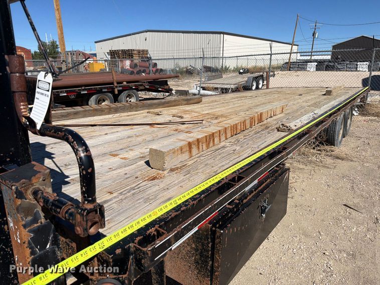 image for item EW2237 2009 Delta Manufacturing  FS equipment trailer