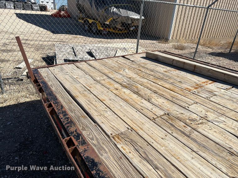 image for item EW2237 2009 Delta Manufacturing  FS equipment trailer
